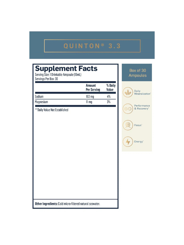 Quinton Hypertonic Ampoules