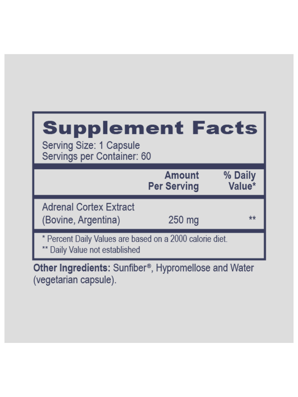 Adrenal Cortex Extract 60ct
