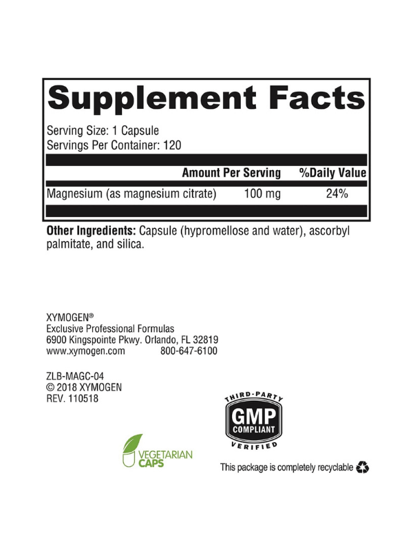 Magnesium Citrate 120ct