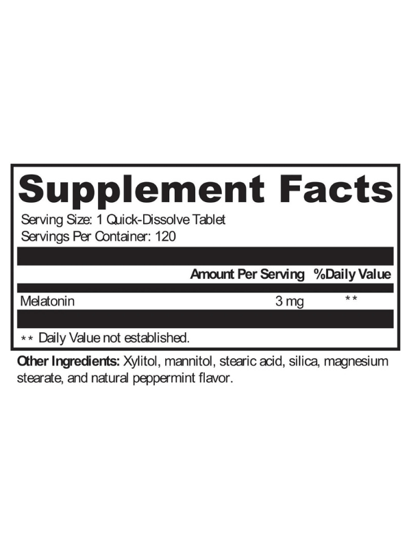 Melatonin Peppermint 60ct