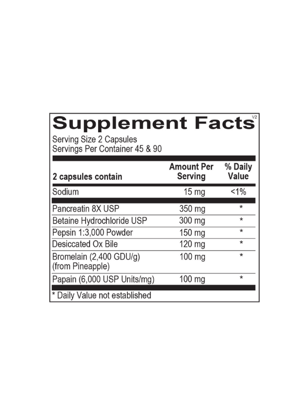 Vibrant Digestive Enzyme plus Pancreatin