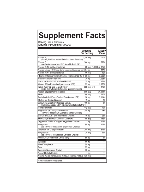 Vibrant Multivitamin without Iron 240ct