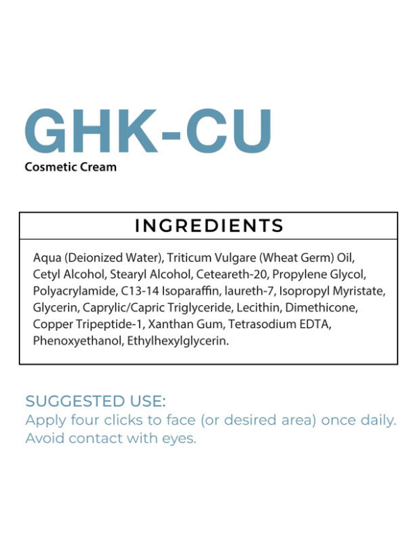 GHK-Cu Cosmetic Cream