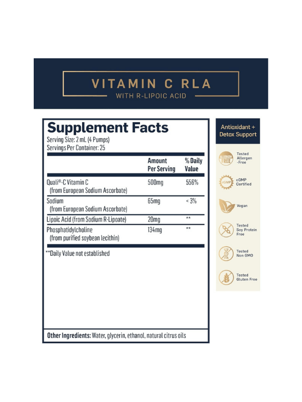 Liposomal Vitamin-C with RLA