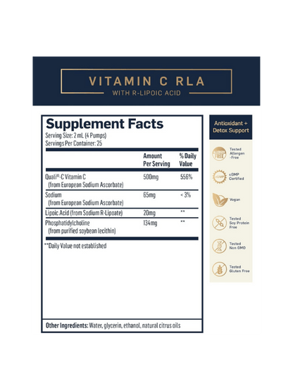 Liposomal Vitamin-C with RLA