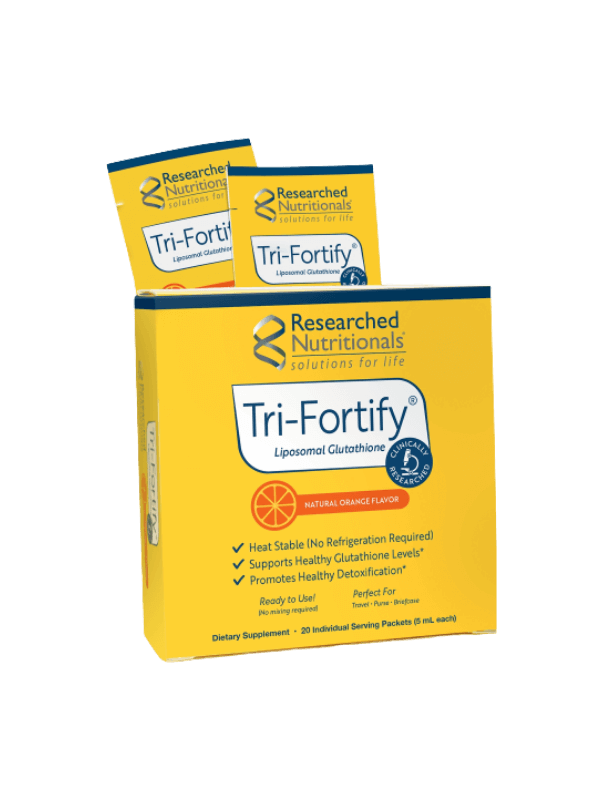Tri-Fortify Liposomal Glutathione Box of 20 Individual Serving Packets