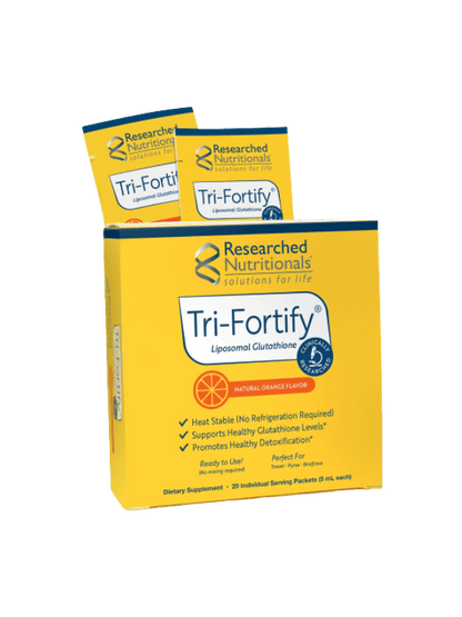 Tri-Fortify Liposomal Glutathione Box of 20 Individual Serving Packets Tringali Vibrant Health Supplement Store Tri-Fortify Liposomal Glutathione Box of 20 Individual Serving Packets Tringali Vibrant Health Supplement Store