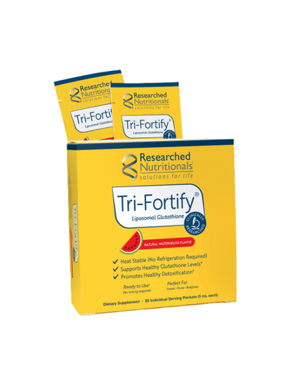 Tri-Fortify Liposomal Glutathione Box of 20 Individual Serving Packets